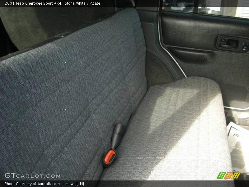 Stone White / Agate 2001 Jeep Cherokee Sport 4x4
