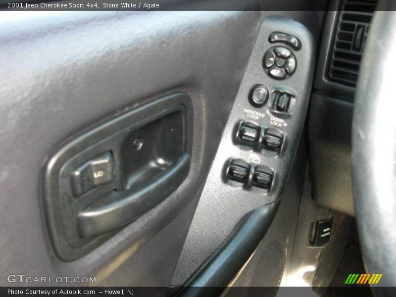 Stone White / Agate 2001 Jeep Cherokee Sport 4x4