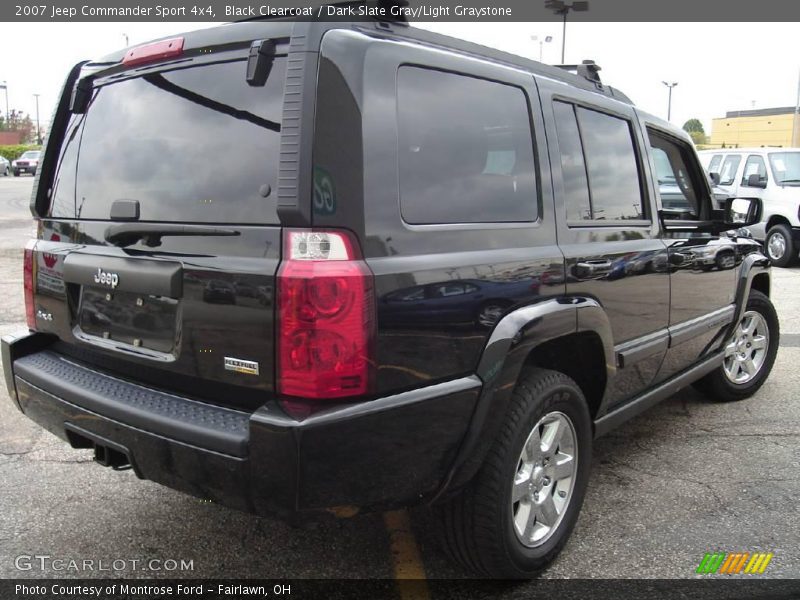 Black Clearcoat / Dark Slate Gray/Light Graystone 2007 Jeep Commander Sport 4x4