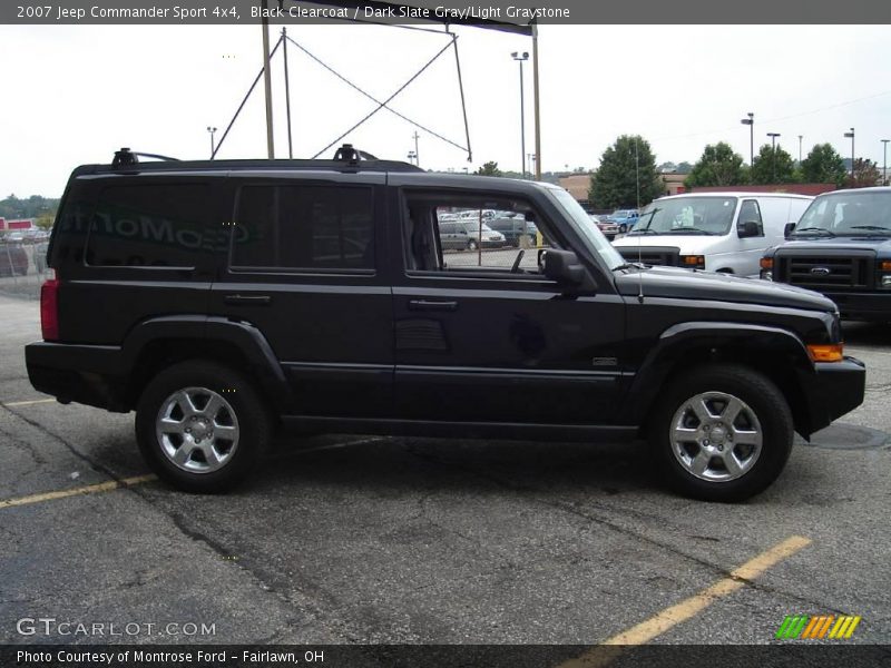 Black Clearcoat / Dark Slate Gray/Light Graystone 2007 Jeep Commander Sport 4x4