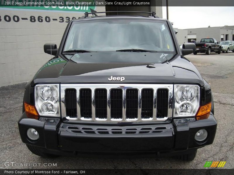 Black Clearcoat / Dark Slate Gray/Light Graystone 2007 Jeep Commander Sport 4x4