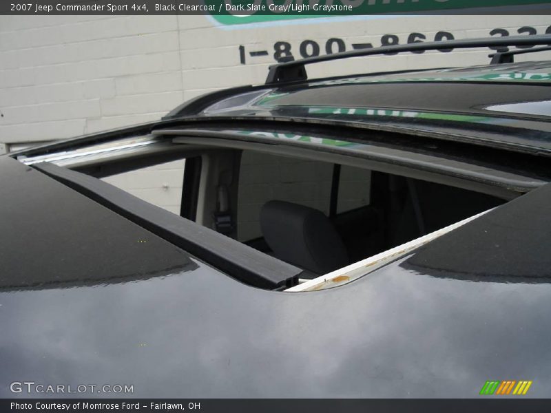Black Clearcoat / Dark Slate Gray/Light Graystone 2007 Jeep Commander Sport 4x4