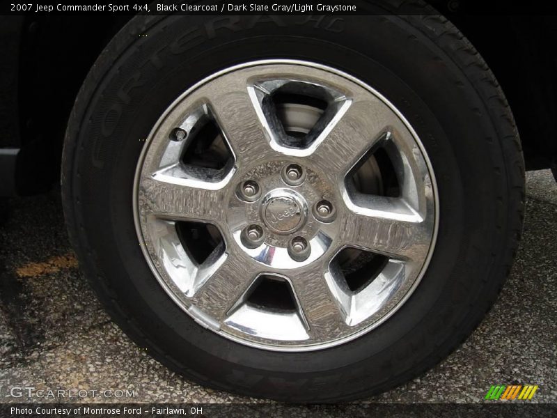 Black Clearcoat / Dark Slate Gray/Light Graystone 2007 Jeep Commander Sport 4x4