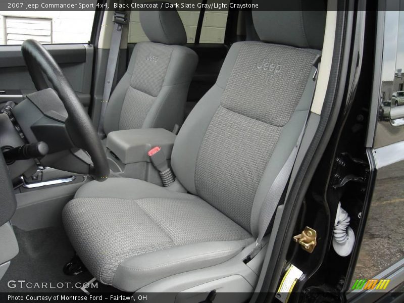 Black Clearcoat / Dark Slate Gray/Light Graystone 2007 Jeep Commander Sport 4x4