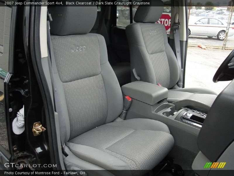 Black Clearcoat / Dark Slate Gray/Light Graystone 2007 Jeep Commander Sport 4x4