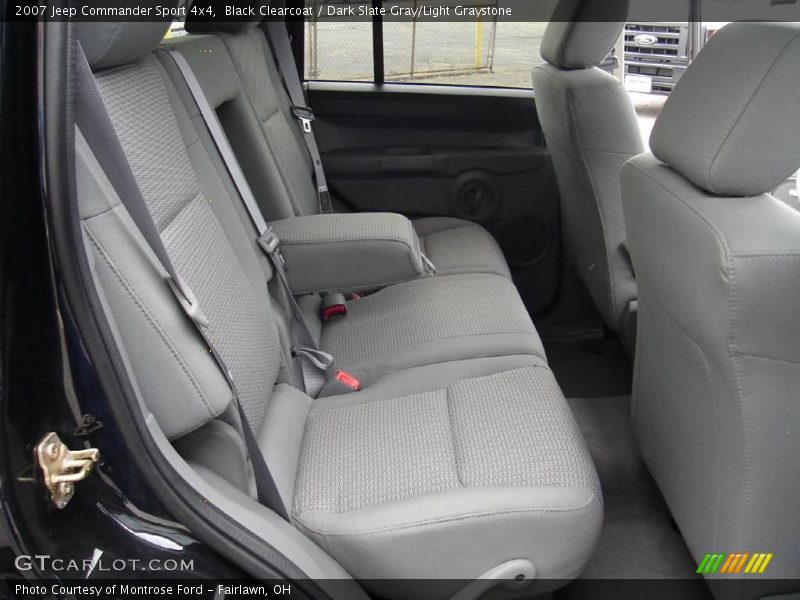 Black Clearcoat / Dark Slate Gray/Light Graystone 2007 Jeep Commander Sport 4x4
