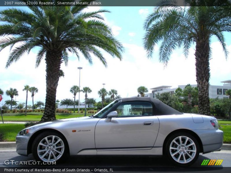 Silverstone Metallic / Black 2007 Honda S2000 Roadster