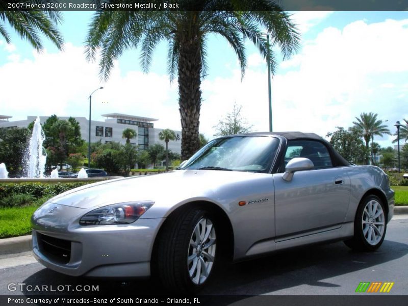 Silverstone Metallic / Black 2007 Honda S2000 Roadster