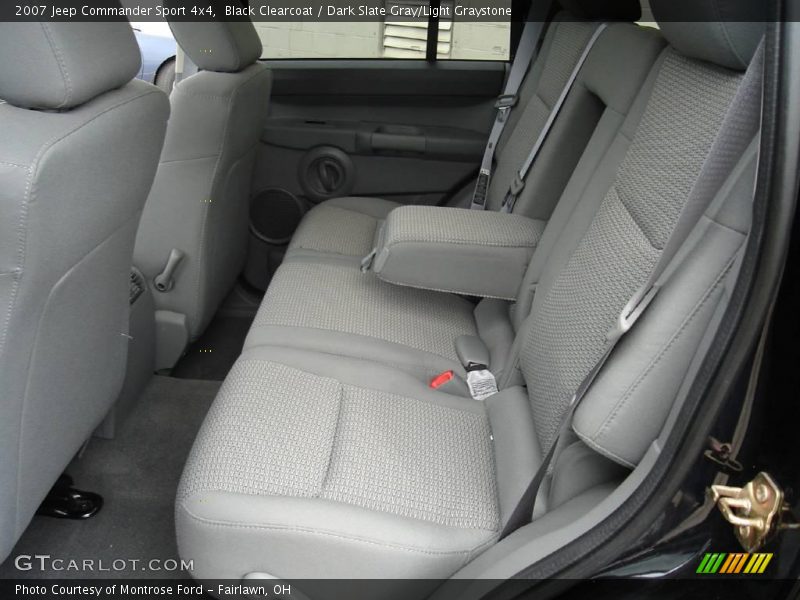 Black Clearcoat / Dark Slate Gray/Light Graystone 2007 Jeep Commander Sport 4x4