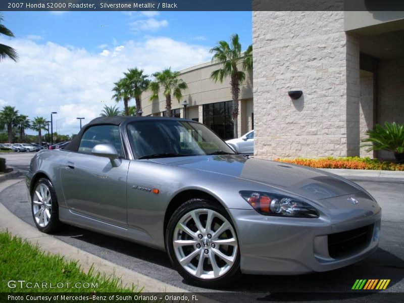 Silverstone Metallic / Black 2007 Honda S2000 Roadster