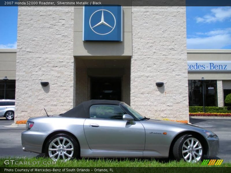 Silverstone Metallic / Black 2007 Honda S2000 Roadster