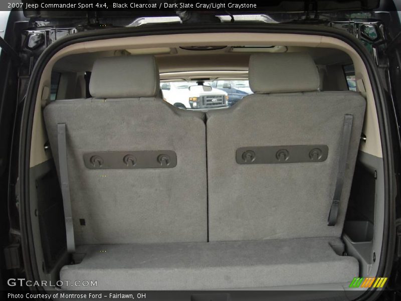 Black Clearcoat / Dark Slate Gray/Light Graystone 2007 Jeep Commander Sport 4x4