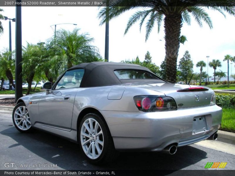 Silverstone Metallic / Black 2007 Honda S2000 Roadster