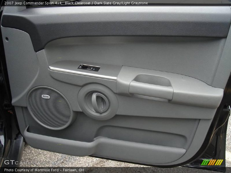 Black Clearcoat / Dark Slate Gray/Light Graystone 2007 Jeep Commander Sport 4x4