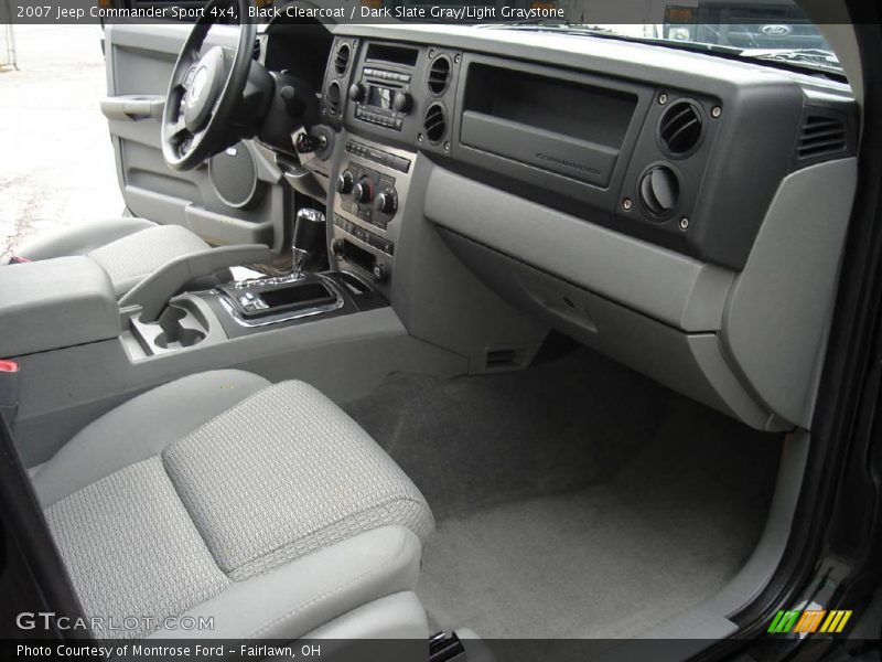 Black Clearcoat / Dark Slate Gray/Light Graystone 2007 Jeep Commander Sport 4x4