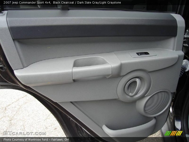 Black Clearcoat / Dark Slate Gray/Light Graystone 2007 Jeep Commander Sport 4x4