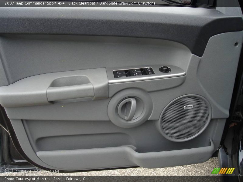 Black Clearcoat / Dark Slate Gray/Light Graystone 2007 Jeep Commander Sport 4x4