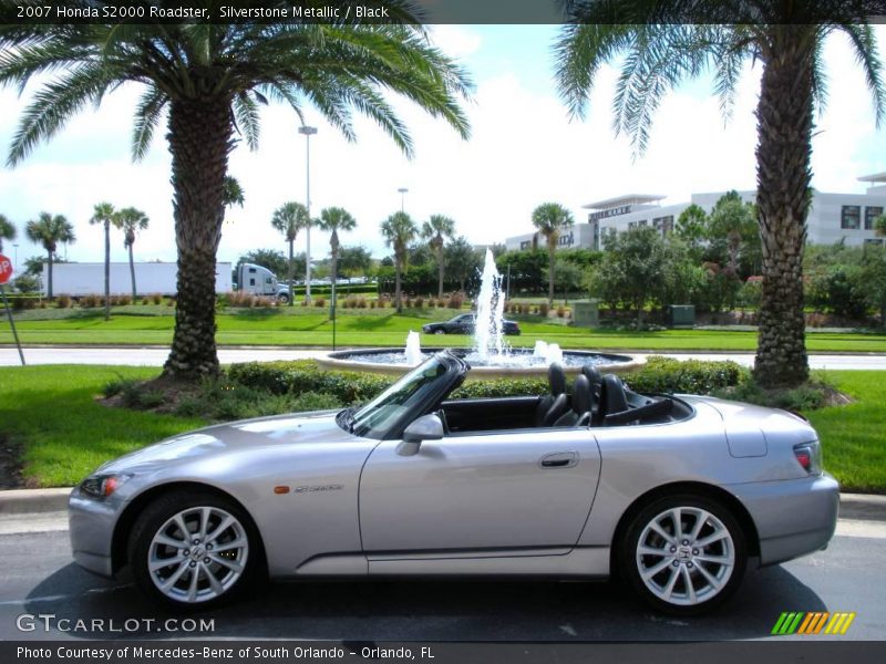 Silverstone Metallic / Black 2007 Honda S2000 Roadster