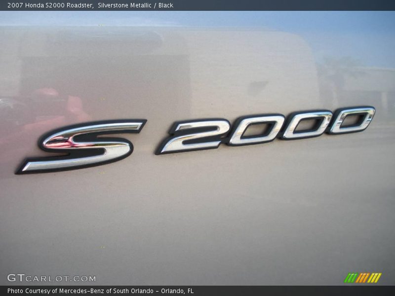 Silverstone Metallic / Black 2007 Honda S2000 Roadster