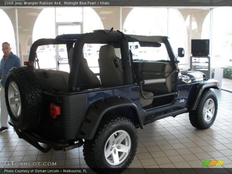 Midnight Blue Pearl / Khaki 2006 Jeep Wrangler Rubicon 4x4