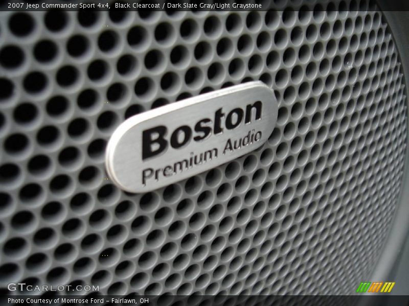 Black Clearcoat / Dark Slate Gray/Light Graystone 2007 Jeep Commander Sport 4x4