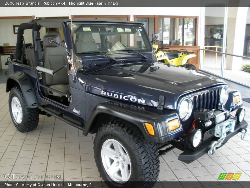 Midnight Blue Pearl / Khaki 2006 Jeep Wrangler Rubicon 4x4