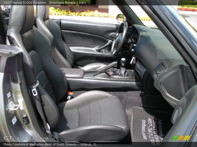 Silverstone Metallic / Black 2007 Honda S2000 Roadster