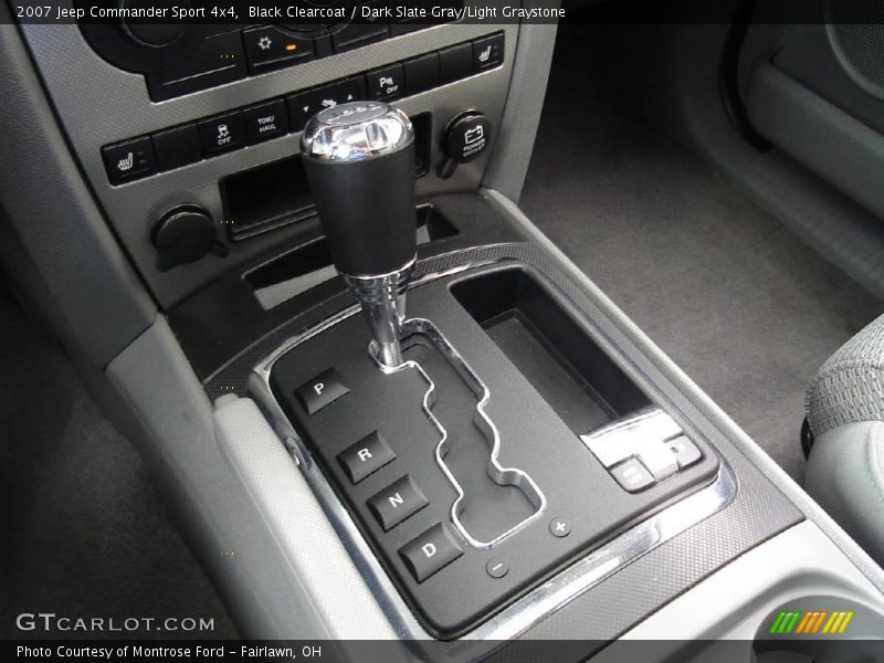 Black Clearcoat / Dark Slate Gray/Light Graystone 2007 Jeep Commander Sport 4x4