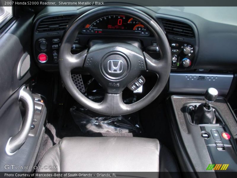 Silverstone Metallic / Black 2007 Honda S2000 Roadster