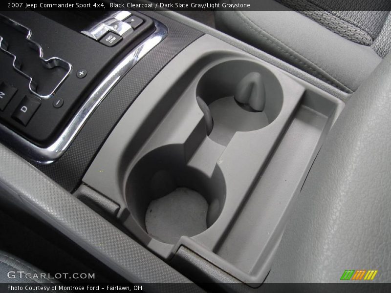 Black Clearcoat / Dark Slate Gray/Light Graystone 2007 Jeep Commander Sport 4x4