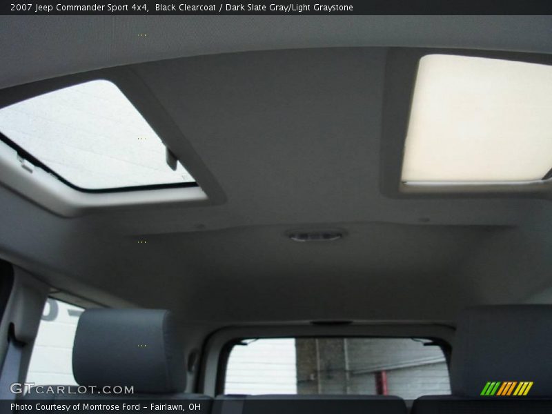 Black Clearcoat / Dark Slate Gray/Light Graystone 2007 Jeep Commander Sport 4x4