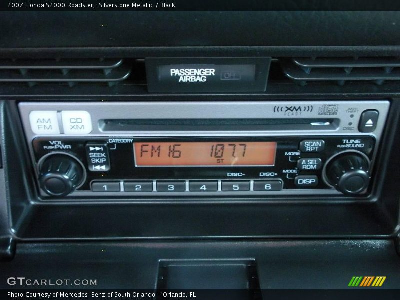 Silverstone Metallic / Black 2007 Honda S2000 Roadster