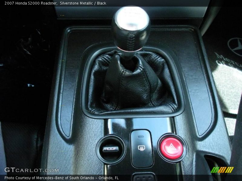 Silverstone Metallic / Black 2007 Honda S2000 Roadster