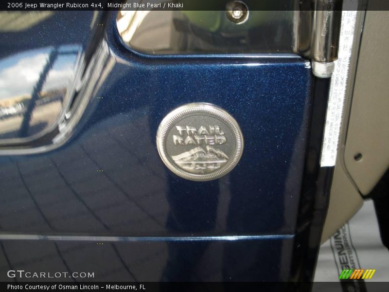 Midnight Blue Pearl / Khaki 2006 Jeep Wrangler Rubicon 4x4