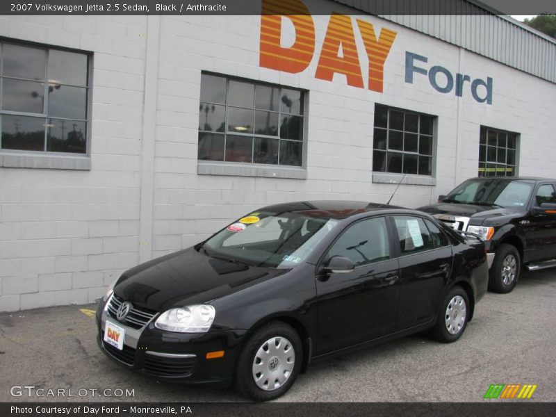 Black / Anthracite 2007 Volkswagen Jetta 2.5 Sedan