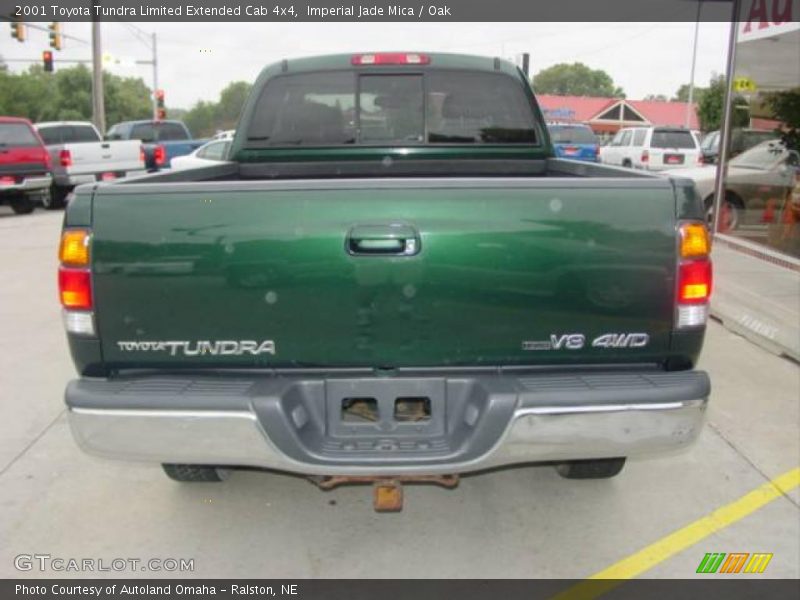 Imperial Jade Mica / Oak 2001 Toyota Tundra Limited Extended Cab 4x4