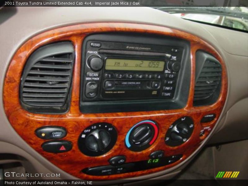 Imperial Jade Mica / Oak 2001 Toyota Tundra Limited Extended Cab 4x4