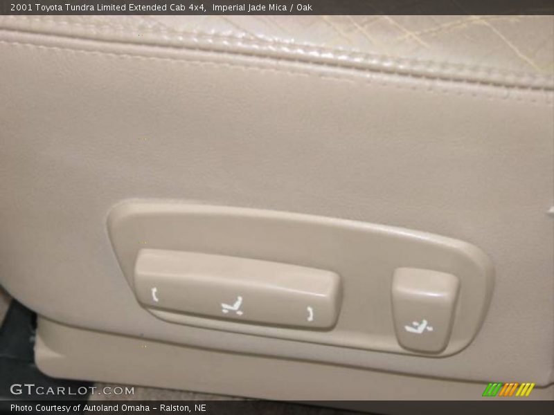 Imperial Jade Mica / Oak 2001 Toyota Tundra Limited Extended Cab 4x4