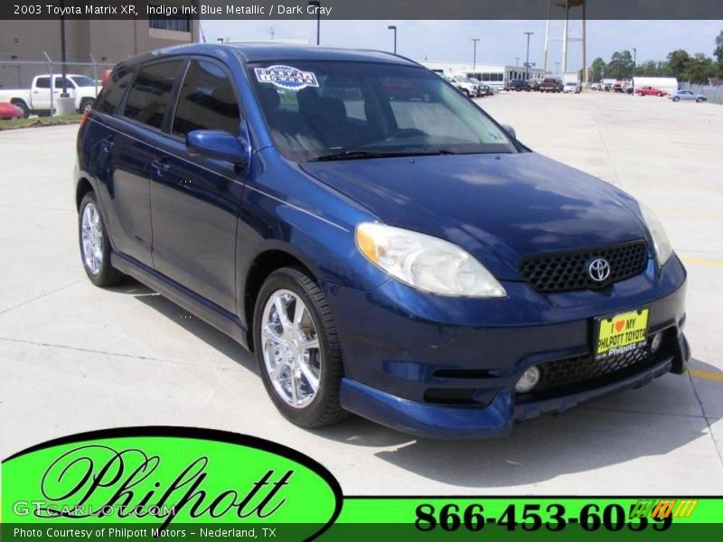 Indigo Ink Blue Metallic / Dark Gray 2003 Toyota Matrix XR