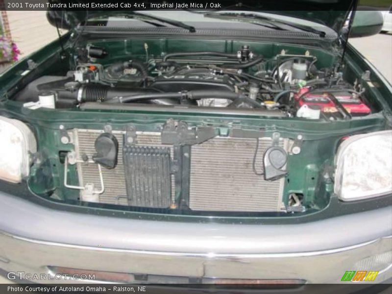 Imperial Jade Mica / Oak 2001 Toyota Tundra Limited Extended Cab 4x4
