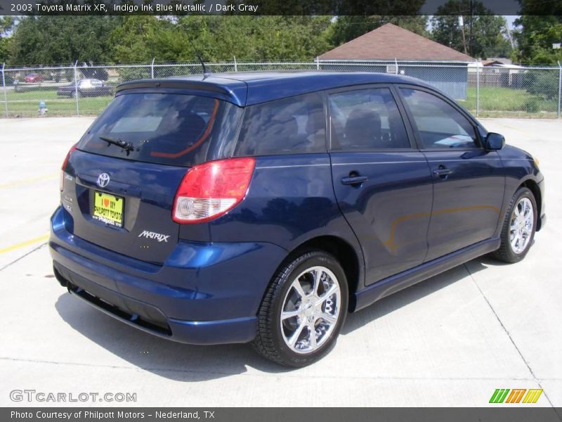 Indigo Ink Blue Metallic / Dark Gray 2003 Toyota Matrix XR
