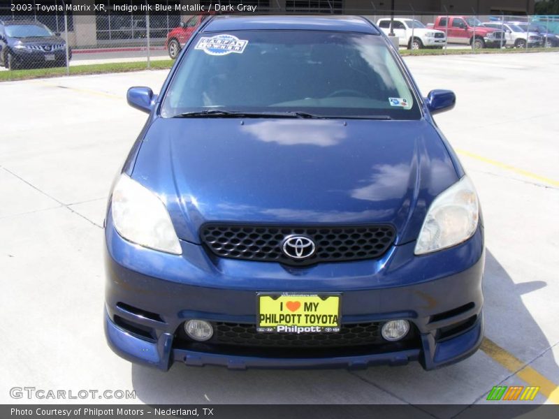 Indigo Ink Blue Metallic / Dark Gray 2003 Toyota Matrix XR