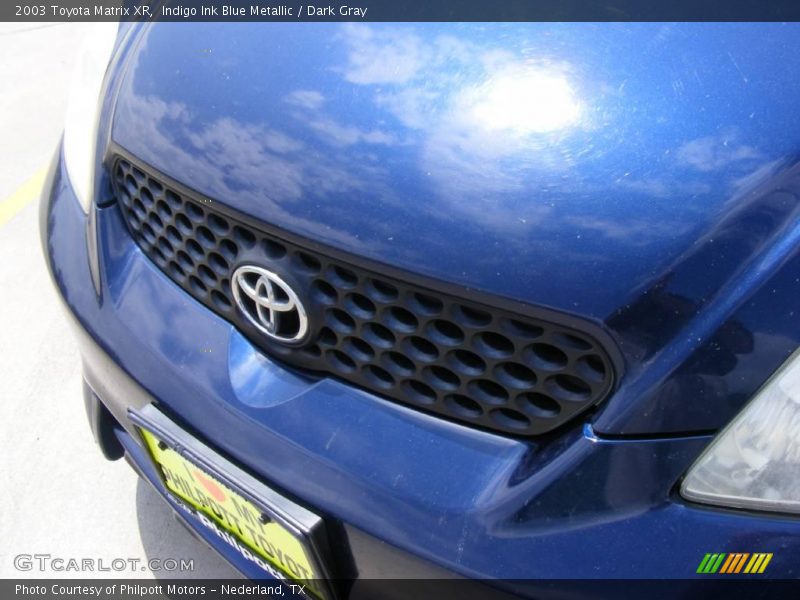 Indigo Ink Blue Metallic / Dark Gray 2003 Toyota Matrix XR