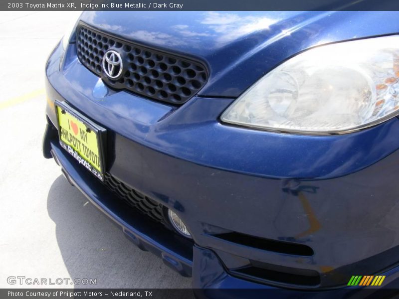 Indigo Ink Blue Metallic / Dark Gray 2003 Toyota Matrix XR