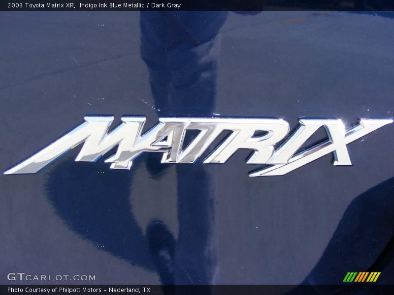 Indigo Ink Blue Metallic / Dark Gray 2003 Toyota Matrix XR