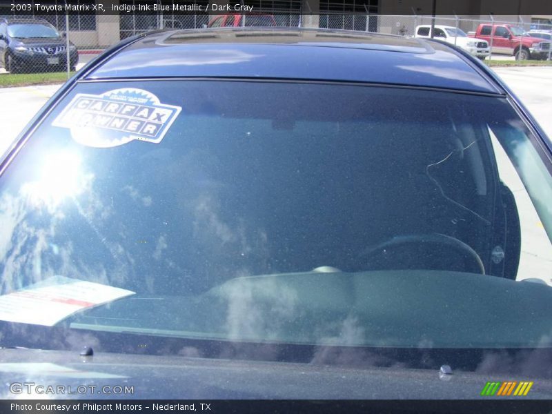 Indigo Ink Blue Metallic / Dark Gray 2003 Toyota Matrix XR
