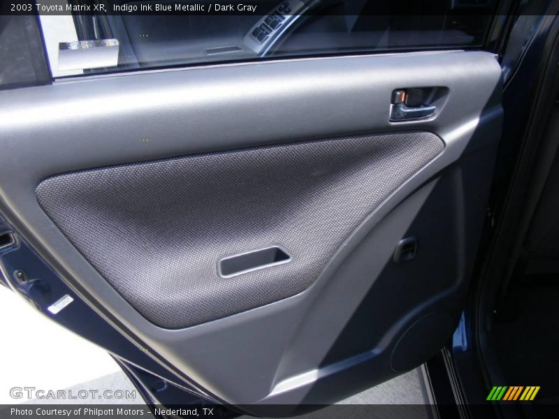 Indigo Ink Blue Metallic / Dark Gray 2003 Toyota Matrix XR