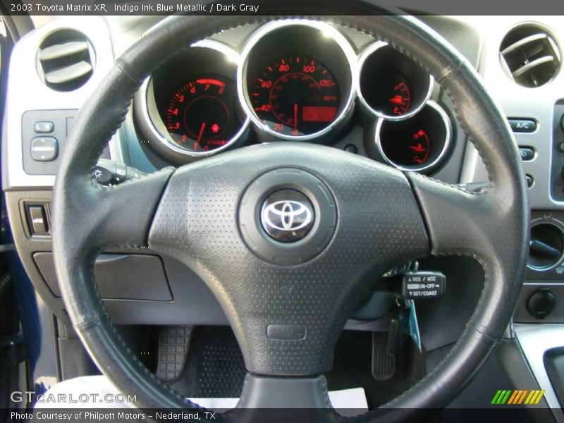 Indigo Ink Blue Metallic / Dark Gray 2003 Toyota Matrix XR