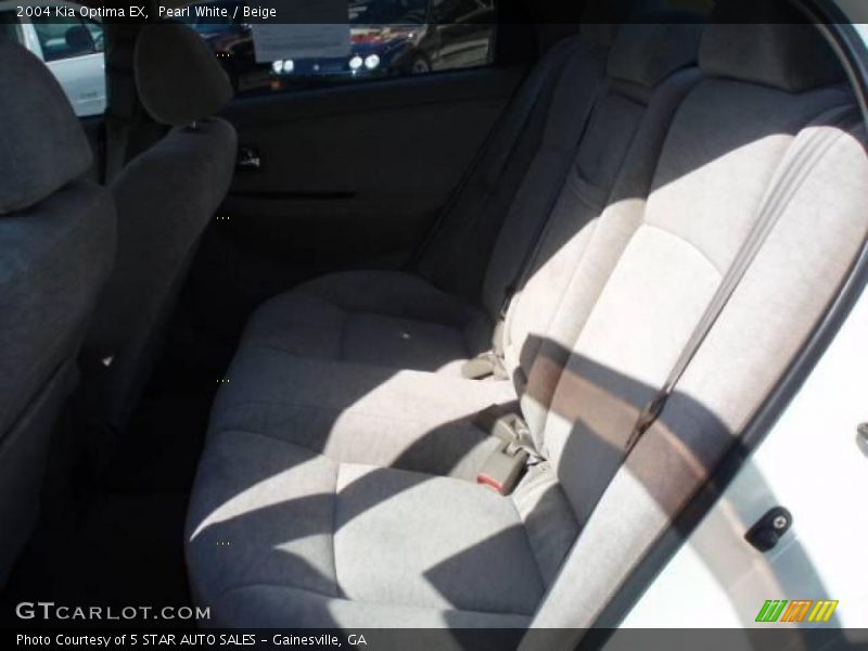 Pearl White / Beige 2004 Kia Optima EX