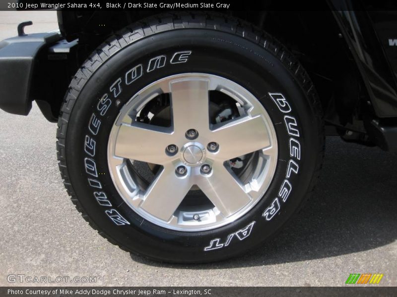 Black / Dark Slate Gray/Medium Slate Gray 2010 Jeep Wrangler Sahara 4x4